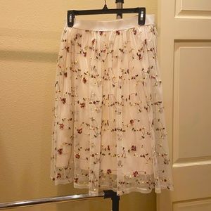 Flower netting skirt
